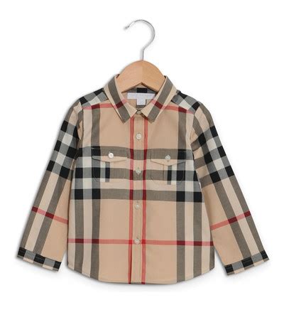 vetement burberry bébé fille pas cher|Chemises pour fille Burberry Kids .